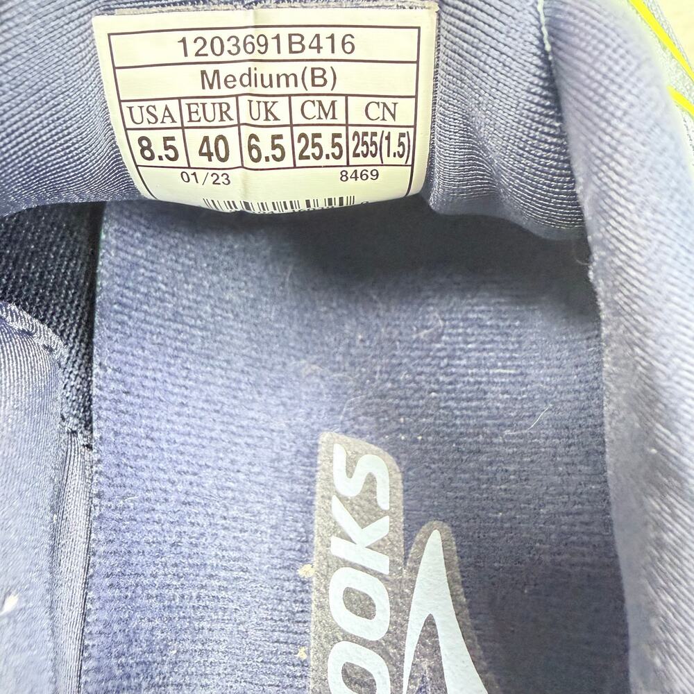Brooks Glycerin 20 Womens Running Shoes Light Blue Peacoat Nightlife Size 8.5 - Picture 10 of 10
